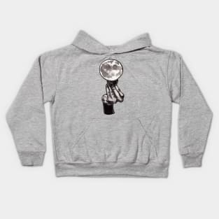 The Moon in Their Hands Kids Hoodie